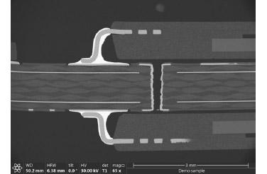 DRAM Memory Low Mag Cross-Section