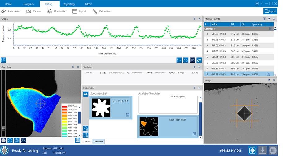 Dia Met Hardness Testing Software